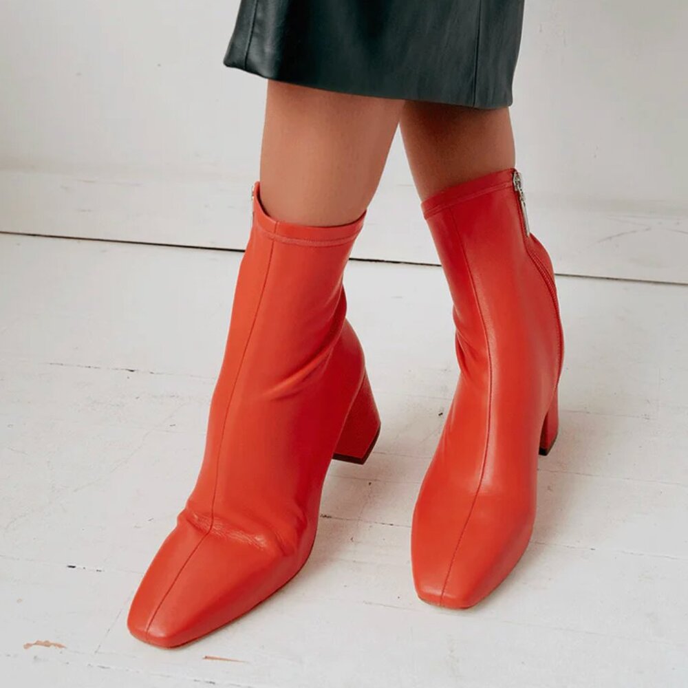 Daniella Shevel Milani Boots (Red)